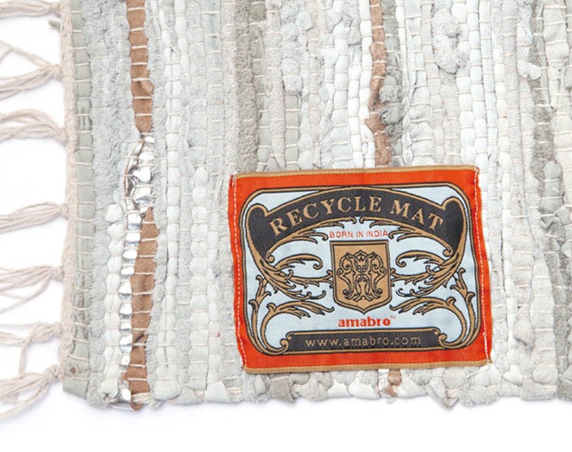 アマブロ(amabro) RECYCLE MAT / White(L)の写真