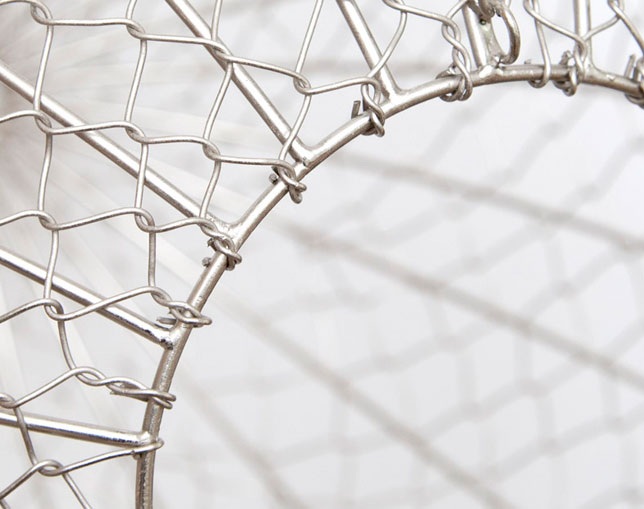 アマブロ(amabro) Wire Ball Hanging / Silver (L)の写真