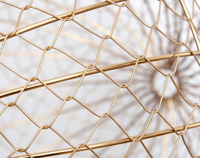 アマブロ(amabro) Wire Ball Hanging / Gold (M)の写真