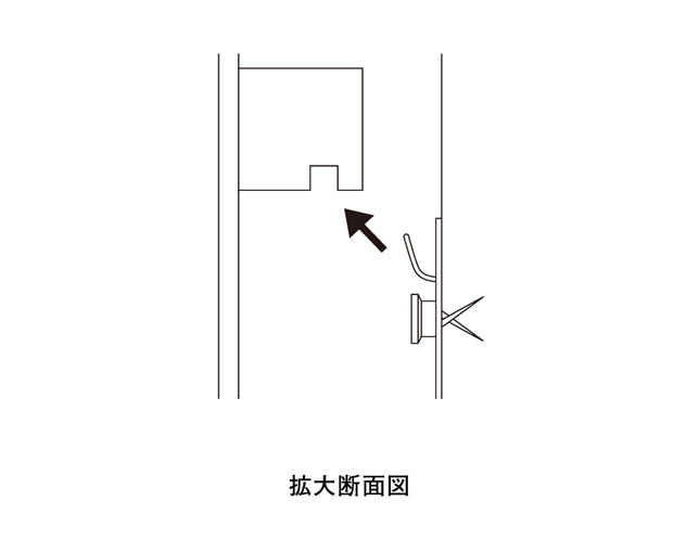アマブロ(amabro) PEG WALL / Walnut(L)の写真
