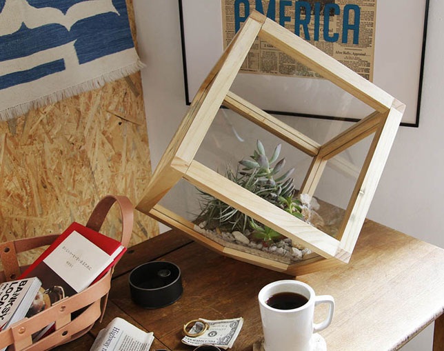 アマブロ(amabro) WOOD TERRARIUM / Square(S)の写真