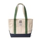 amabro COOLER TOTE BAG / Green×Navy(L)の写真