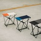 amabro MINI FOLDING STOOL / Gray×Blackの写真