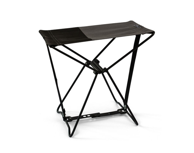 アマブロ(amabro) MINI FOLDING STOOL / Gray×Blackの写真