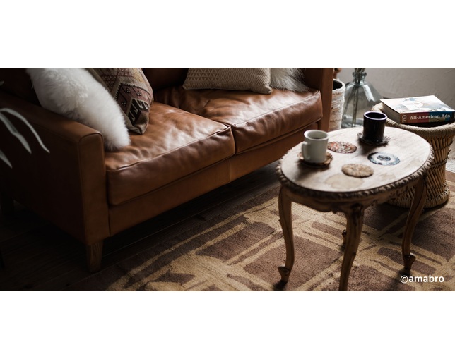 アマブロ(amabro) FOLK ART RUG / リビング の写真