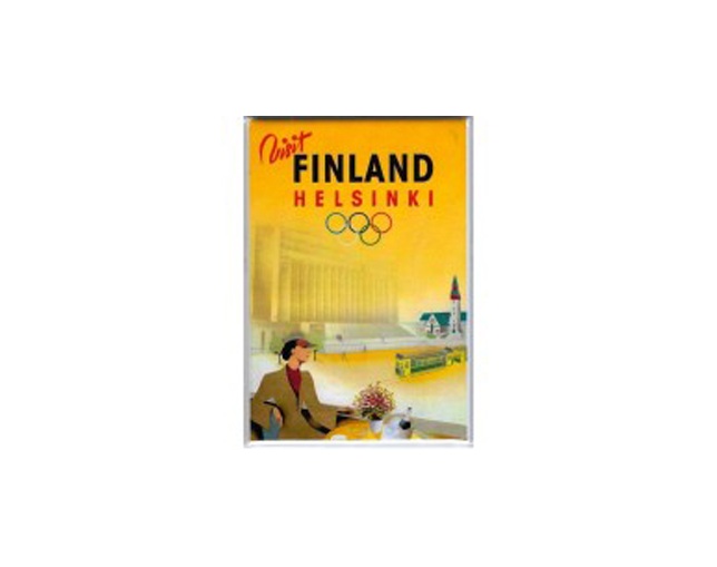 Come to Finland(カムトゥフィンランド) マグネット・シャンパンレディの写真