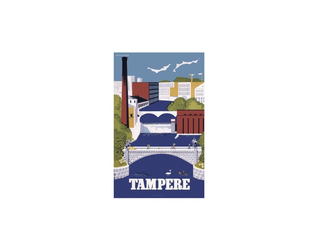 Come to Finland(カムトゥフィンランド) タンペレ ポストカードのメイン写真