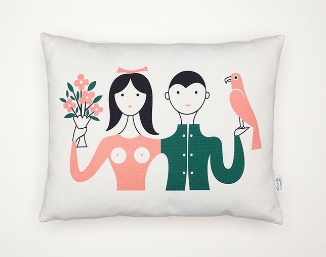Vitra(ヴィトラ) Graphic Print Pillow - Coupleのメイン写真