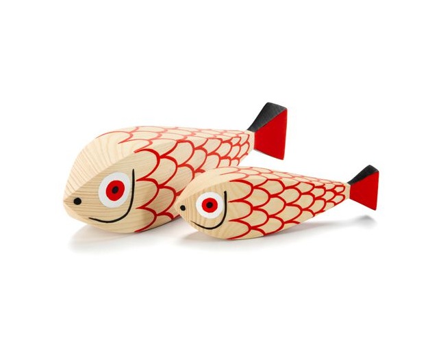 Vitra(ヴィトラ) Wooden Dolls Mother Fish & Childの写真
