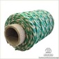 Redecker 亜麻の多目的紐糸（グリーン×グレー）75m の写真