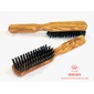 Redecker オリーブウッドのヘアーブラシ(猪毛) [角]の写真