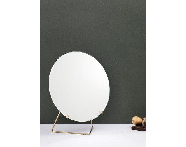 MOEBE(ムーベ) MIRROR 30cm Brassの写真
