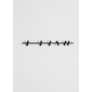 MOEBE COAT RACK 70cm BLACKの写真