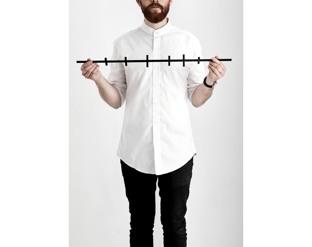 MOEBE(ムーベ) COAT RACK 70cm BLACKの写真