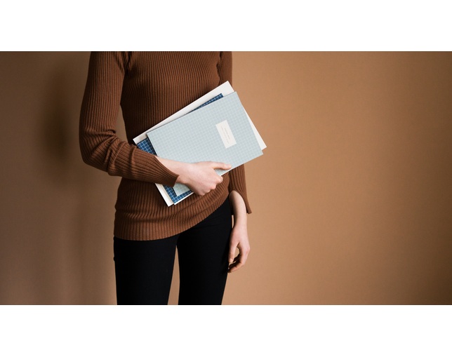 KARTOTEK COPENHAGEN(カトテック コペンハーゲン) LARGE NOTEBOOK Light Blueの写真
