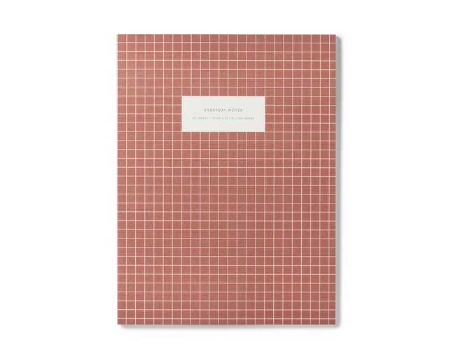 KARTOTEK COPENHAGEN(カトテック コペンハーゲン) LARGE NOTEBOOK Brick Redの写真