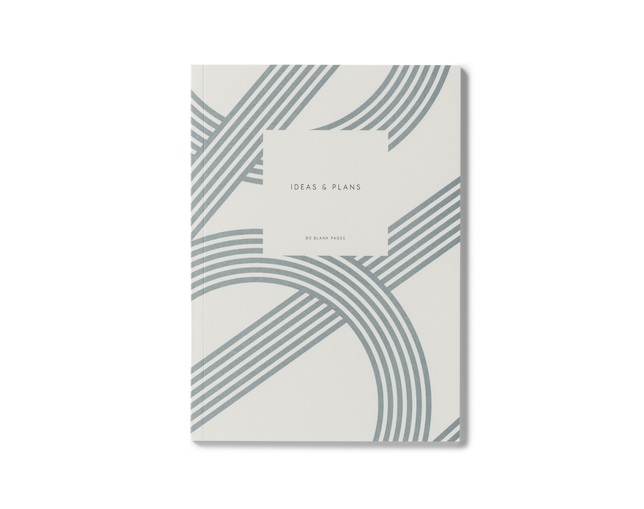 KARTOTEK COPENHAGEN(カトテック コペンハーゲン) SMALL NOTEBOOK Lines Dusty Blueの写真