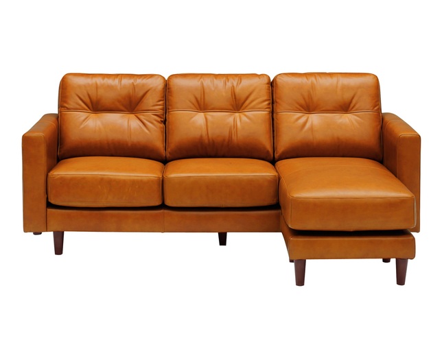 イエノワ(ienowa) シェーズロングオイルレザーソファー　クアント MOの写真