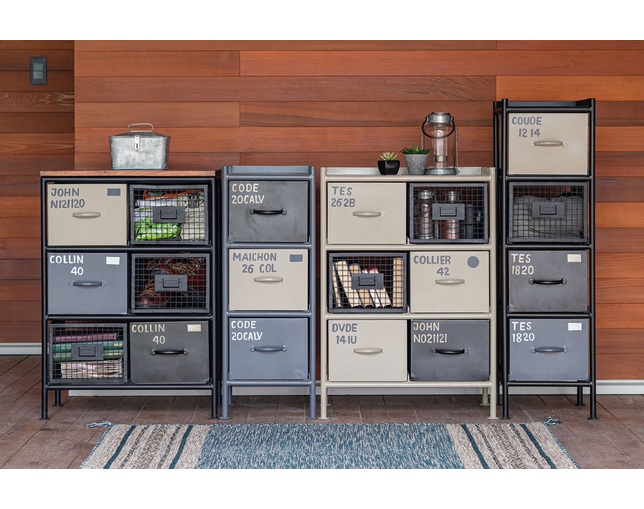 イエノワ(ienowa) 6杯引出メッシュチェスト　SFCの写真