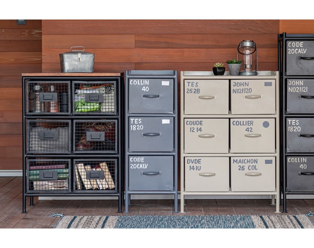 イエノワ(ienowa) 6杯引出メッシュチェスト　SFCの写真