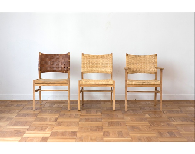 アンドクラフト(&Craft) Dining Chair TUSKER Arm Rattanの写真