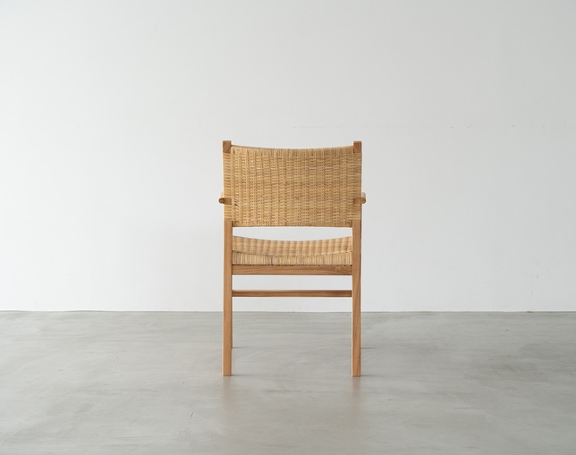 アンドクラフト(&Craft) Dining Chair TUSKER Arm Rattanの写真