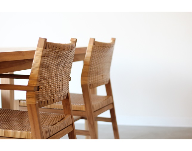 アンドクラフト(&Craft) Dining Chair TUSKER Arm Rattanの写真