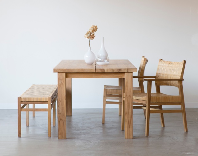 アンドクラフト(&Craft) Dining Chair TUSKER Arm Rattanの写真