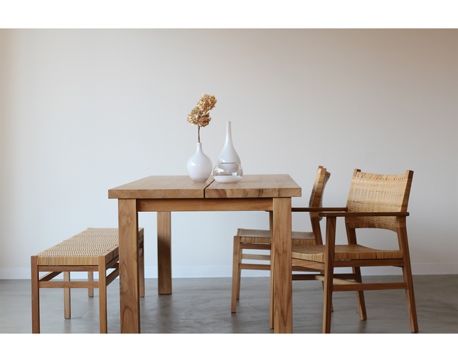 アンドクラフト(&Craft) Dining Chair TUSKER Armless Rattanの写真