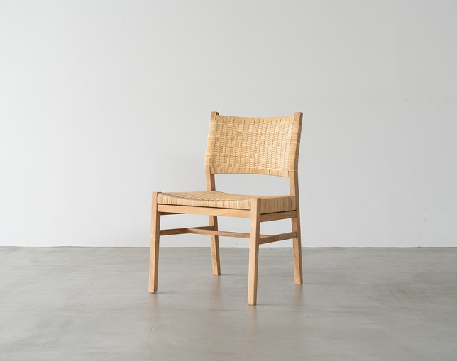 アンドクラフト(&Craft) Dining Chair TUSKER Armless Rattanの写真