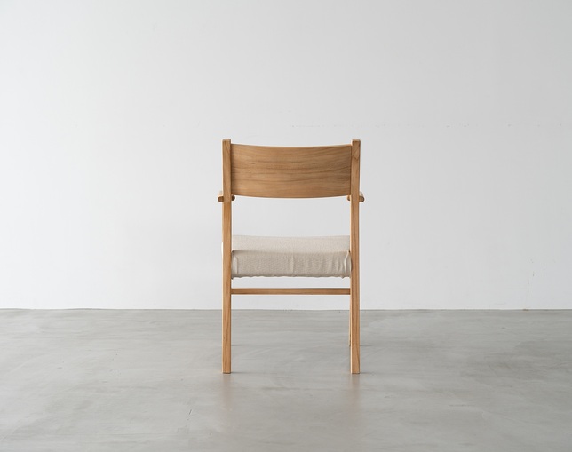 アンドクラフト(&Craft) Dining Chair TUSKER Fabric Armの写真