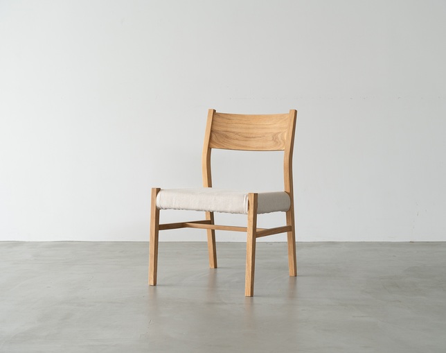 アンドクラフト(&Craft) Dining Chair TUSKER Fabric Armlessの写真