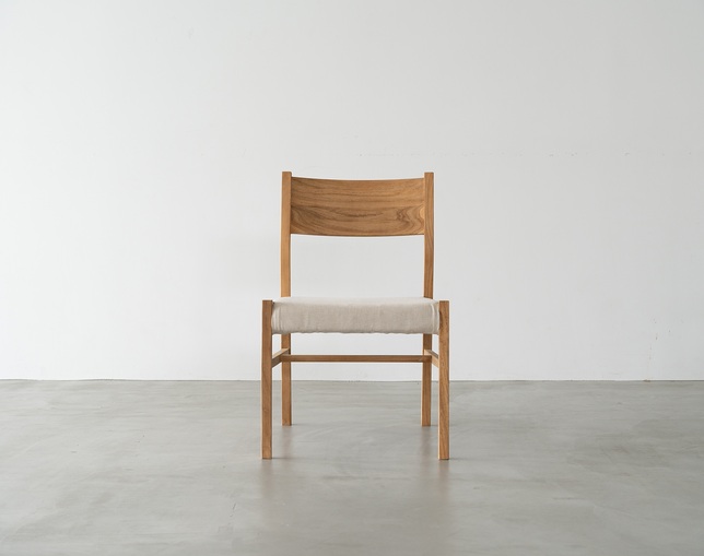 アンドクラフト(&Craft) Dining Chair TUSKER Fabric Armlessの写真