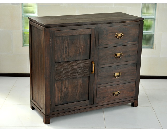 Alam Sari(アラム サリ) CABINET 4 DRW 1 DOOR CARVINGの写真