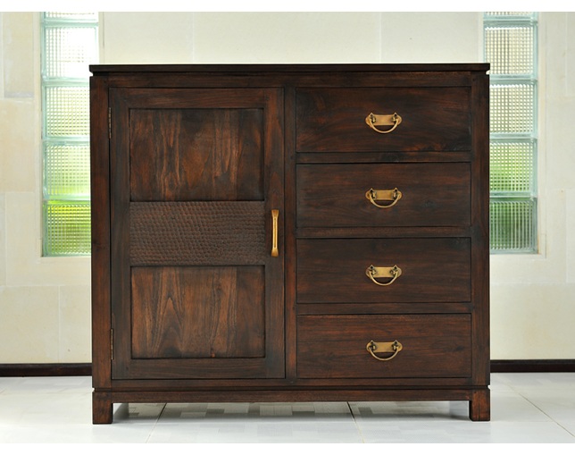 Alam Sari(アラム サリ) CABINET 4 DRW 1 DOOR CARVINGの写真
