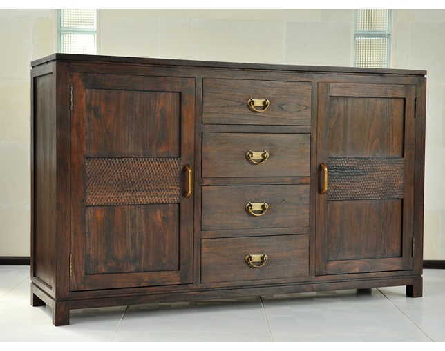 Alam Sari(アラム サリ) CABINET 4 DRW 2 DOOR CARVINGの写真