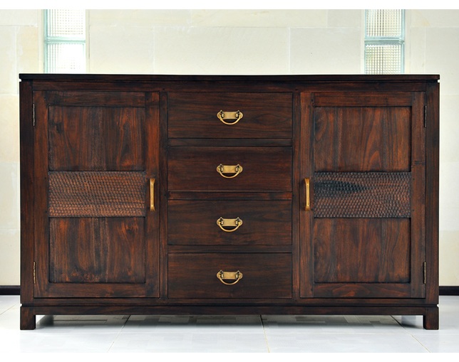 Alam Sari(アラム サリ) CABINET 4 DRW 2 DOOR CARVINGの写真