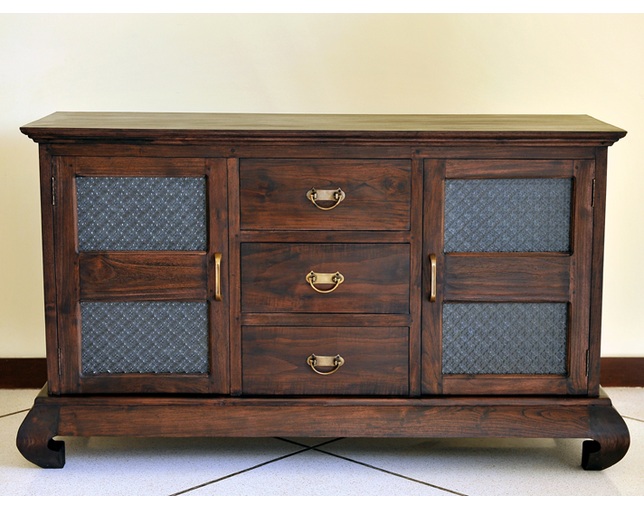 Alam Sari(アラム サリ) CABINET 3 DRW KAKI OPIUMの写真