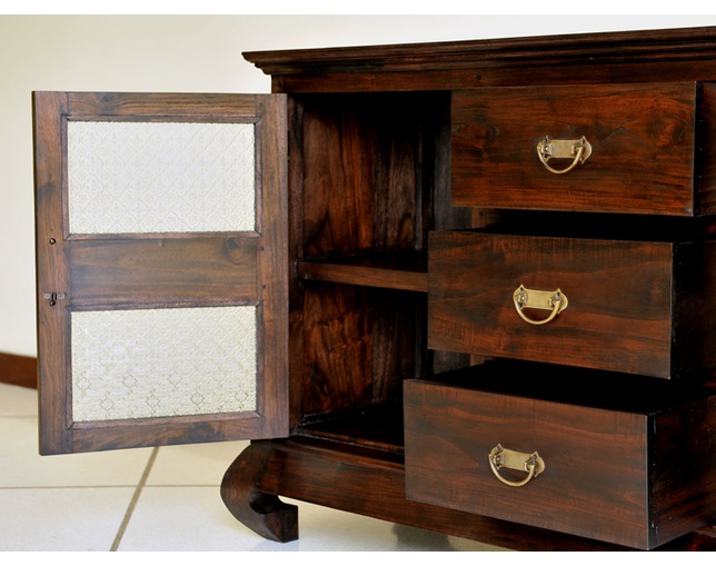 Alam Sari(アラム サリ) CABINET 3 DRW KAKI OPIUMの写真