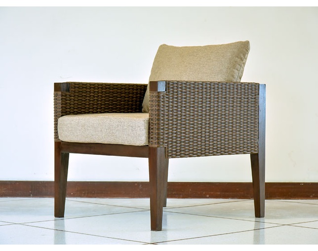 Alam Sari(アラム サリ) 【受注生産品】IBIZA S-RATTAN ARM CHAIRの写真