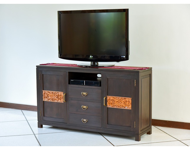 Alam Sari(アラム サリ) CABINET 3DRW 2DOOR CARVINGの写真