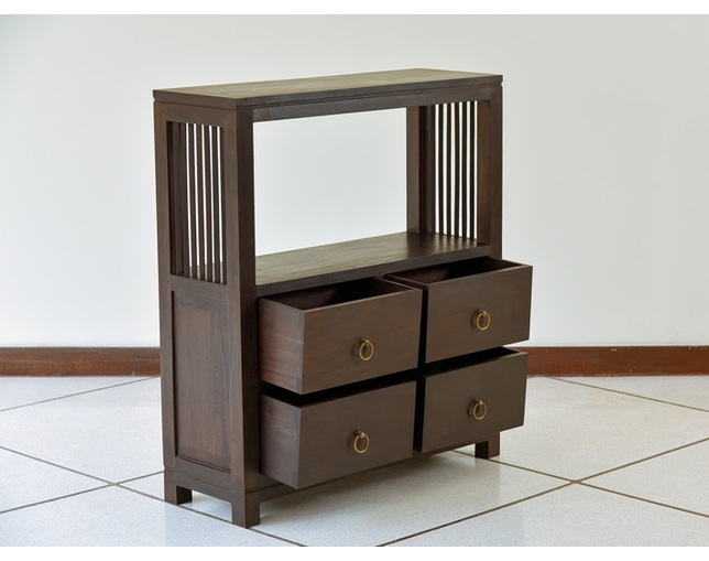 Alam Sari(アラム サリ) BOOK SHELF 4DRAWER JARI-Iの写真