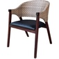 Alam Sari teak ＆ Synthetic Rattan dining chairの写真