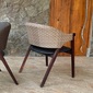 Alam Sari teak ＆ Synthetic Rattan dining chairの写真