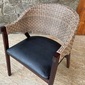 Alam Sari teak ＆ Synthetic Rattan dining chairの写真