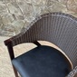 Alam Sari teak ＆ Synthetic Rattan dining chairの写真