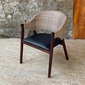 Alam Sari teak ＆ Synthetic Rattan dining chairの写真