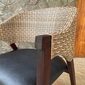 Alam Sari teak ＆ Synthetic Rattan dining chairの写真