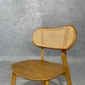 Alam Sari Teak ＆ Rattan Round Edge Chairの写真