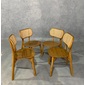 Alam Sari Teak ＆ Rattan Round Edge Chairの写真